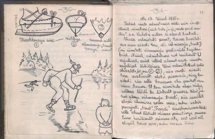 1895. aasta puust uisk tehti vikati terast.