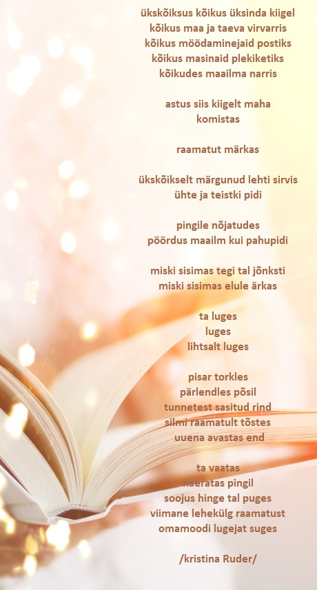 Kristina Ruderi luuletus ükskõiksusest.