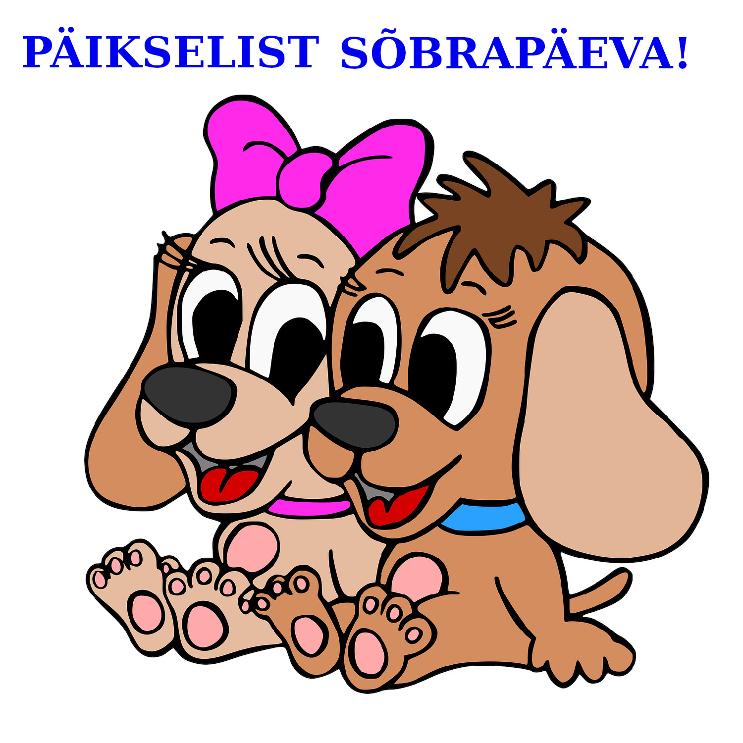 Sõbrapäevatervitus - Päikselist sõbrapäeva!