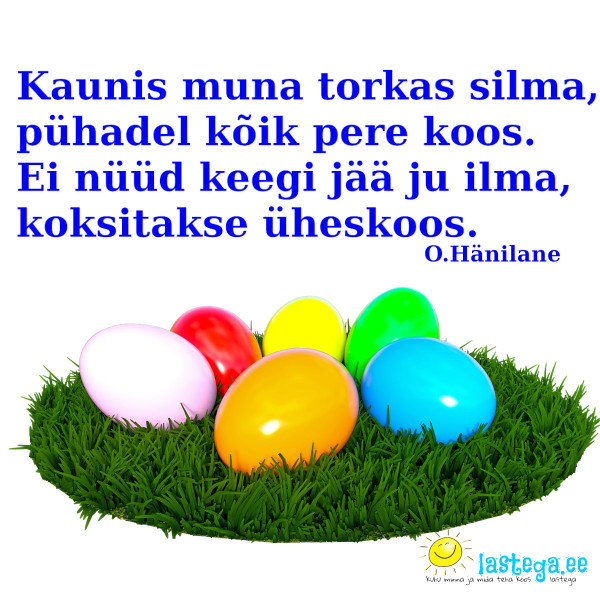 munadepüha luuletus munakoksimisest (autor O. Hänilane) munadepüha luuletus munakoksimisest (autor O. Hänilane)