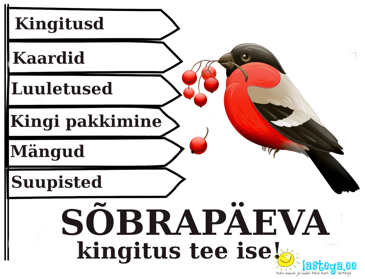 Sõbrapäev: Leia ideaalne kingitus ja tee päev eriliseks! Lastega.ee