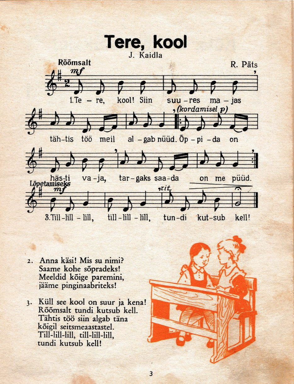 Tere kool 1965 aasta laulikust