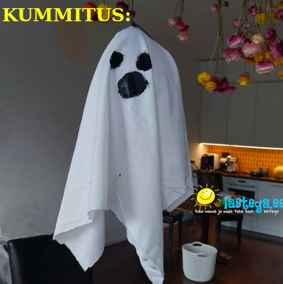 Halloweeni kummitus meisterda ise! @Lastega.ee Halloweeni kummitus meisterda ise! @Lastega.ee