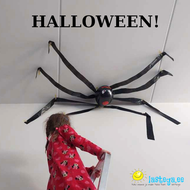 Meisterda Halloweeniks must mürgine ämblik! @Lastega.ee Meisterda Halloweeniks must mürgine ämblik! @Lastega.ee