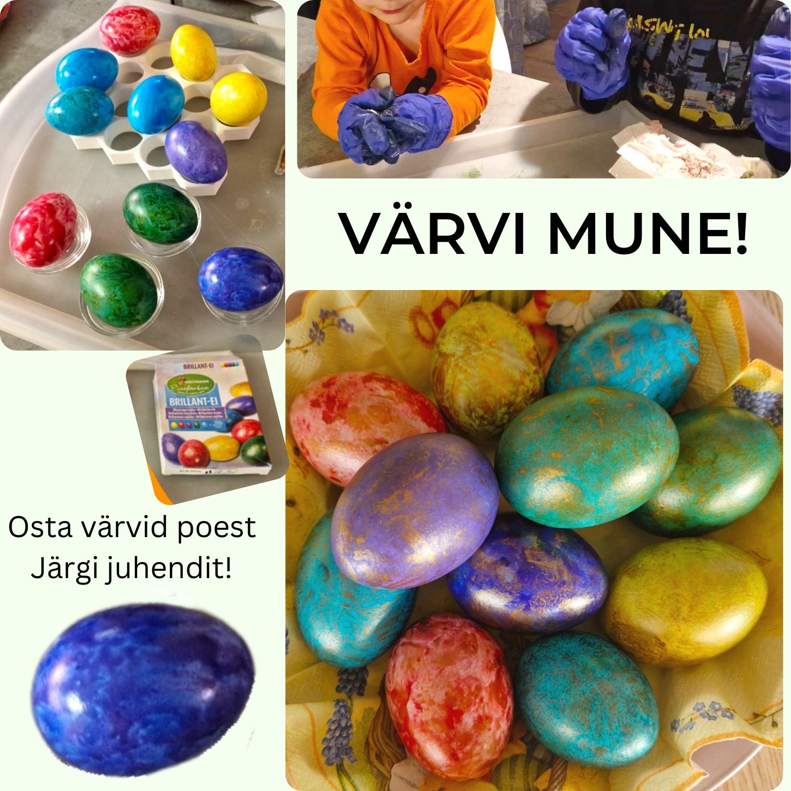 Mune värvi vaiksel laupäeval! @Lastega.ee Mune värvitakse vaiksel laupäeval! @Lastega.ee