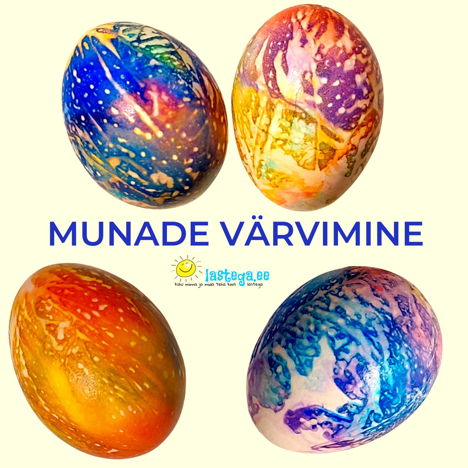 Juhend: MUNADE VÄRVIMINE vildikatega. @Lastega.ee Juhend: MUNADE VÄRVIMINE vildikatega. @Lastega.ee