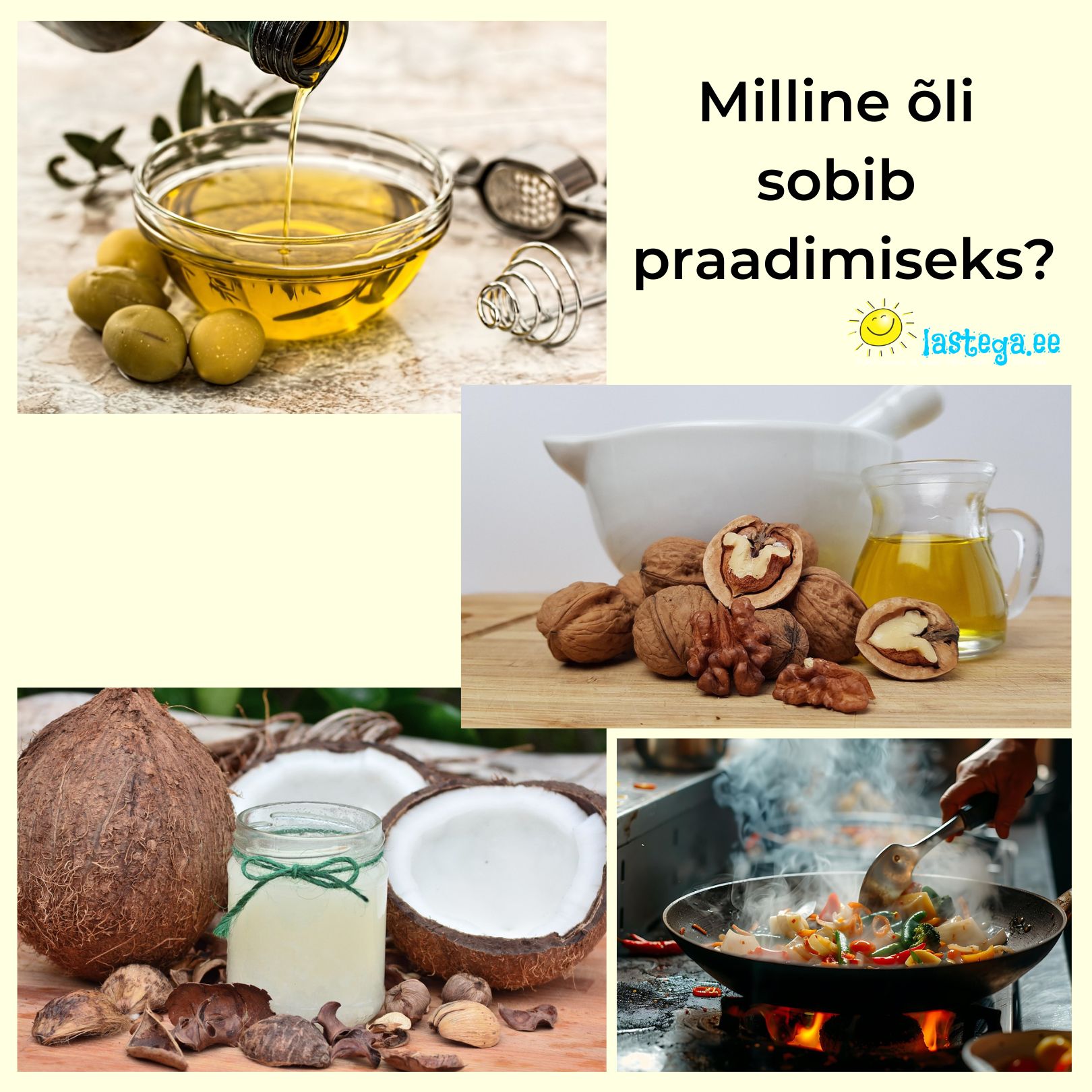 TOIT Millinse rasvainega pruunistada toitu? Lastega.ee