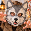 Hundimask papptaldrikust