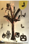 Halloweeni v&otilde;lumets &ndash; meisterdame lastega seinakaunistused